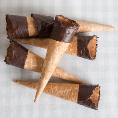 Tall Choc Dip Waffle Cone (50mm x 170mm)
